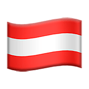 🇦🇹 Emoji Bandera: Austria en Apple iOS 13.2.