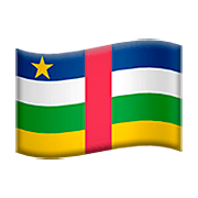 🇨🇫 Emoji Bandeira: República Centro-Africana na Apple iOS 13.2.