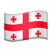 🇬🇪 Emoji Bandera: Georgia en Apple iOS 13.2.