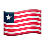 🇱🇷 Emoji Bandera: Liberia en Apple iOS 13.2.