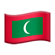 Emoji 🇲🇻 Bandiera: Maldive su Apple iOS 13.2.