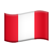 🇵🇪 Emoji Bandeira: Peru na Apple iOS 13.2.