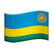 🇷🇼 Emoji Flagge: Ruanda Apple iOS 13.2.