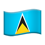 Emoji 🇱🇨 Bandiera: Saint Lucia su Apple iOS 13.2.