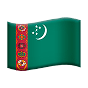 Émoji 🇹🇲 Drapeau : Turkménistan sur Apple iOS 13.2.