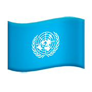 Emoji 🇺🇳 Bandiera: Nazioni Unite su Apple iOS 13.2.