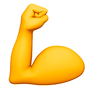 Émoji 💪 Biceps Contracté sur Apple iOS 13.2.