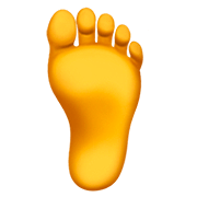 🦶 Emoji Fuß Apple iOS 13.2.