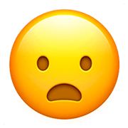 😦 Emoji Cara Con El Ceño Fruncido Y La Boca Abierta en Apple iOS 13.2.