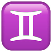 ♊ Emoji Géminis en Apple iOS 13.2.