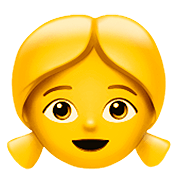 👧 Emoji Menina na Apple iOS 13.2.