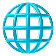 Émoji 🌐 Globe Avec Méridiens sur Apple iOS 13.2.