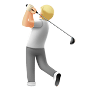 Émoji 🏌🏼 Joueur De Golf : Peau Moyennement Claire sur Apple iOS 13.2.