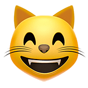 Emoji 😸 Gatto Che Sogghigna su Apple iOS 13.2.