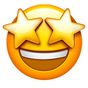 Emoji 🤩 Colpo Di Fulmine su Apple iOS 13.2.