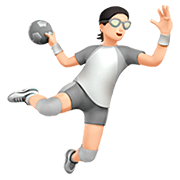 🤾🏻 Emoji Handballspieler(in): helle Hautfarbe Apple iOS 13.2.