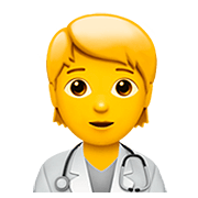 🧑‍⚕️ Emoji Trabajador de la salud en Apple iOS 13.2.
