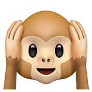 🙉 Emoji Macaco Que Não Ouve Nada na Apple iOS 13.2.