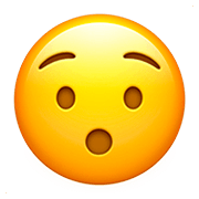 Emoji 😯 Faccina Sorpresa su Apple iOS 13.2.