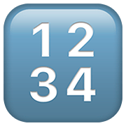 Émoji 🔢 Saisie De Chiffres sur Apple iOS 13.2.