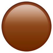 Emoji 🟤 Cerchio Marrone su Apple iOS 13.2.