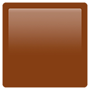 Emoji 🟫 Quadrato Marrone su Apple iOS 13.2.