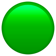 🟢 Emoji Círculo Verde na Apple iOS 13.2.