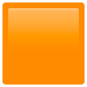 Émoji 🟧 Carré Orange sur Apple iOS 13.2.