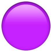 Emoji 🟣 Cerchio Viola su Apple iOS 13.2.