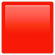Émoji 🟥 Carré Rouge sur Apple iOS 13.2.