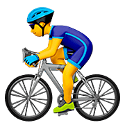 Emoji 🚴‍♂️ Ciclista Uomo su Apple iOS 13.2.