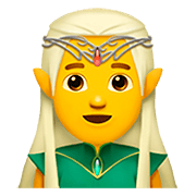 🧝‍♂️ Emoji Elfo Homem na Apple iOS 13.2.