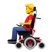 👨‍🦼 Emoji Homem Em Cadeira De Rodas Motorizada na Apple iOS 13.2.