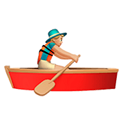 Émoji 🚣🏼‍♂️ Rameur Dans Une Barque : Peau Moyennement Claire sur Apple iOS 13.2.