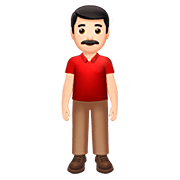 Emoji 🧍🏻‍♂️ Uomo In Piedi: Carnagione Chiara su Apple iOS 13.2.
