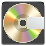 Emoji 💽 Minidisc su Apple iOS 13.2.