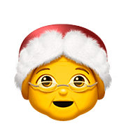 Emoji 🤶 Mamma Natale su Apple iOS 13.2.