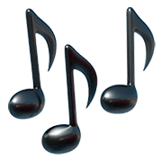 Émoji 🎶 Notes De Musique sur Apple iOS 13.2.