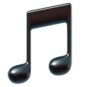 Emoji 🎵 Nota Musicale su Apple iOS 13.2.