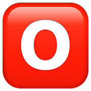 🅾️ Emoji Grupo Sanguíneo Tipo O en Apple iOS 13.2.