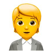 🧑‍💼 Emoji Büroangestellte(r) Apple iOS 13.2.