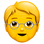 🧓 Emoji Persona Adulta Madura en Apple iOS 13.2.