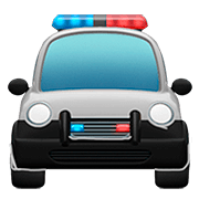 🚔 Emoji Vorderansicht Polizeiwagen Apple iOS 13.2.