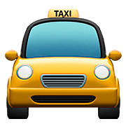 🚖 Emoji Vorderansicht Taxi Apple iOS 13.2.