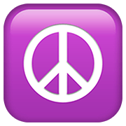 Émoji ☮️ Symbole De Paix sur Apple iOS 13.2.