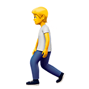🚶 Emoji Persona Caminando en Apple iOS 13.2.