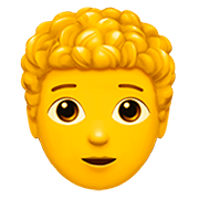 🧑‍🦱 Emoji Pessoa: Cabelo Cacheado na Apple iOS 13.2.
