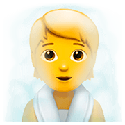 Emoji 🧖 Persona In Sauna su Apple iOS 13.2.