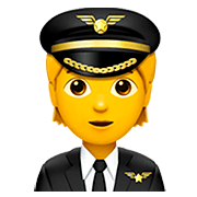 Émoji 🧑‍✈️ Pilote sur Apple iOS 13.2.