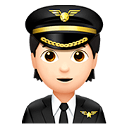 Emoji 🧑🏻‍✈️ Pilota: Carnagione Chiara su Apple iOS 13.2.